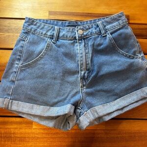 Denim Blue Women's Shorts